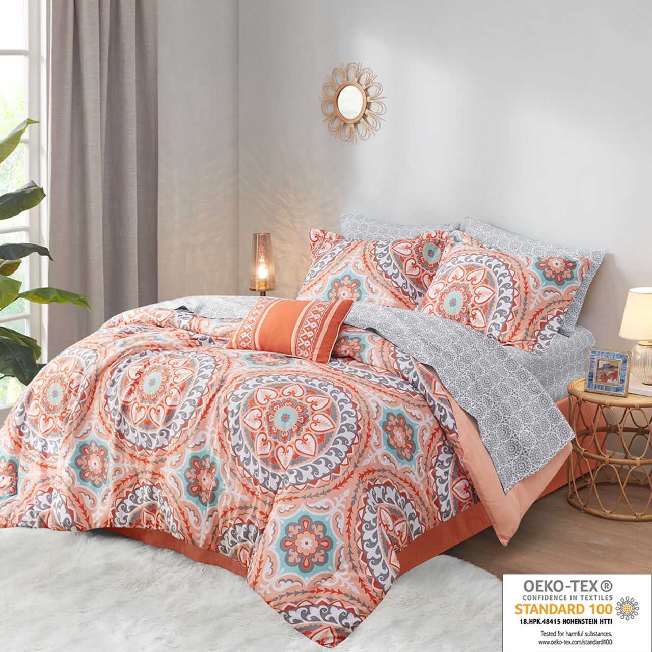 Gracie Mills Comforter Set with Cotton Bed Sheets - GRACE-5688